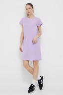 Sukienki - Helly Hansen sukienka kolor fioletowy mini prosta - miniaturka - grafika 1