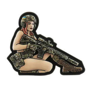 M-Tac - Naszywka Tactical Girl №2 - PVC - Pełny kolor - 51116203 - Odzież taktyczna i umundurowanie M-Tac - Naszywka Tactical Girl №2 - PVC - Pełny kolor - 51116203 - Odzież taktyczna i umundurowanie - miniaturka - grafika 1
