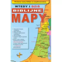 Vocatio Oficyna Wydawnicza Wtedy i dziś biblijne mapy - Vocatio - Atlasy i mapy - miniaturka - grafika 1