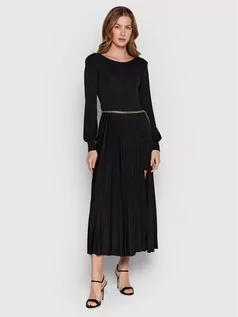 Sukienki - Rinascimento Sukienka koktajlowa CFC0018404002 Czarny Regular Fit - grafika 1