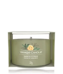 Yankee Candle Sage & Citrus Signature Single Filled Votive Świeca zapachowa 37 g - Świece - miniaturka - grafika 1