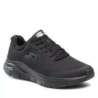 Sneakersy damskie - SKECHERS Sneakersy Arch Fit 232040/BBK Black - miniaturka - grafika 1