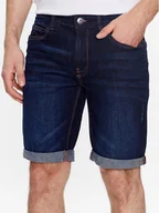 Spodenki męskie - INDICODE Szorty jeansowe Kaden 70-100 Niebieski Regular Fit - miniaturka - grafika 1
