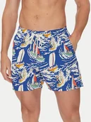 Kąpielówki męskie - Tommy Hilfiger Szorty kąpielowe UM0UM03491 Niebieski Regular Fit - miniaturka - grafika 1