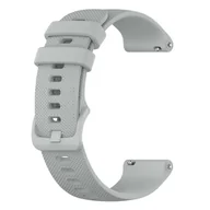 Akcesoria do smartwatchy - Pasek uniwersalny Alogy Strap z klamrą na smartwatch zegarek 18mm szary - miniaturka - grafika 1