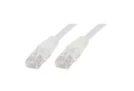 Patchcordy - MicroConnect RJ-45/RJ-45 kat.6 U/UTP Biały 2m UTP602WBOOTED - miniaturka - grafika 1