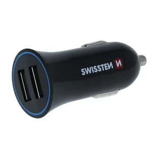 Swissten Adapter CL 2.4 A Power 2 × Kabel USB + USB C 20110908 # Wpisz kod MDC5PL22 i uzyskaj dodatkowe 25 % rabatu na ten produkt promocja do 17.05.2020 - Ładowarki do telefonów - miniaturka - grafika 2
