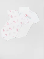 Body dla niemowląt - OVS Komplet 2 par body dziecięcych DISNEY 1627412 Biały - miniaturka - grafika 1