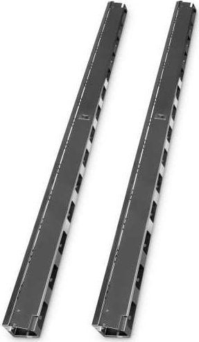 Organizer Digitus Organizator kablowy pionowy dukt 42U 1865x93x82mm, czarny, kpl 2szt., seria Hyper Pro