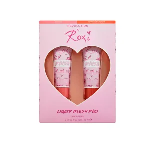 MAKEUP REVOLUTION X ROXI LIQUID BLUSH DUO ZESTAW DWÓCH RÓŻY DO POLICZKÓW 2 X 15ML - Róże do policzków - miniaturka - grafika 1