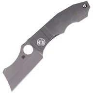 Noże - Nóż Spyderco Stovepipe Titanium CPM 20CV Plain (C260TIP) - miniaturka - grafika 1
