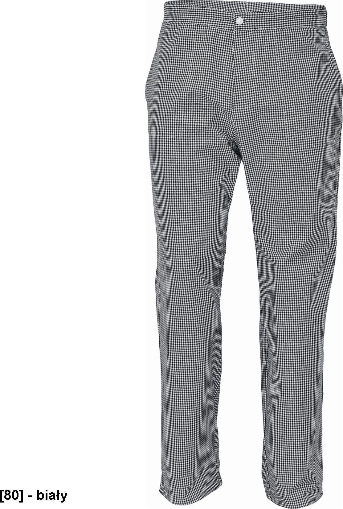 CERVA PEPITO spodnie w czarnobiałą kratkę 54