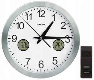 Zegar Ścienny Z Termometrem Meteo ZP31 Duża Tarcza - Stacje pogodowe - miniaturka - grafika 1