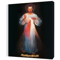 Ikony i obrazy sakralne - Obraz religijny na płótnie Jezus Miłosierny - miniaturka - grafika 1