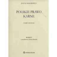 Muzyka dla dzieci - Polskie prawo karne Część ogólna - Makarewicz Juliusz - miniaturka - grafika 1