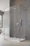 Kabiny prysznicowe - Radaway Essenza Pro Brushed Nickel Kdj+S kabina 80x90x80cm prawa szczotkowany nikiel 10097390-91-01R/10098080-01-01/10098080-01-01 - miniaturka - grafika 1