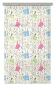 Firany i zasłony dla dzieci - AG Design Disney Princess księżniczki pokój dziecięcy firanka/zasłona, tkanina, wielokolorowa, 140 cm x 245 cm - miniaturka - grafika 1
