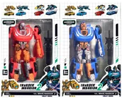 Figurki dla dzieci - Mega Creative, Robot Auto 2w1 Mix 502232 - miniaturka - grafika 1