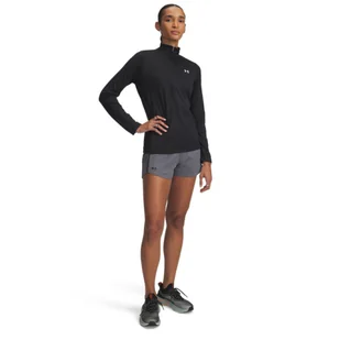 Damskie spodnie treningowe Under Armour Tech Play Up Shorts - szare - Spodenki damskie - miniaturka - grafika 1