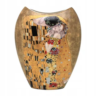 GUSTOWNY PORCELANOWY WAZON NA KWIATY GUSTAV KLIMT POCAŁUNEK - Wazony i flakony GUSTOWNY PORCELANOWY WAZON NA KWIATY GUSTAV KLIMT POCAŁUNEK - Wazony i flakony - miniaturka - grafika 1