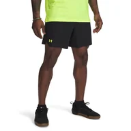 Spodenki męskie - Męskie Spodenki UNDER ARMOUR UA VANISH WOVEN 6IN SHORTS 1373718-010 – Czarny - miniaturka - grafika 1
