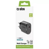 Ładowarki do telefonów - Ładowarka sieciowa SBS Fast charging 15W TETRTC15W - miniaturka - grafika 1