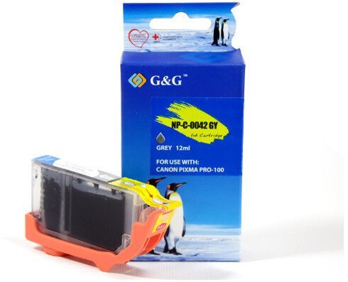 Tusz G&G Kompatybilny Canon CLI-42GY/ 6390B001 szary 10284