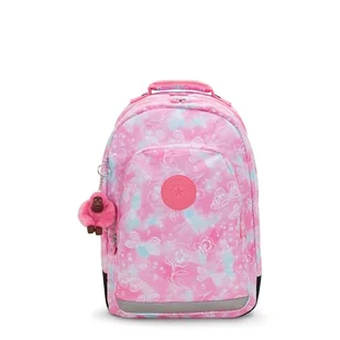 Kipling Class Room, Średni Plecak, 24 x 29 x 43 cm, Garden Clouds (Różowy) - Plecaki - miniaturka - grafika 1