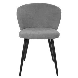 Krzesło Krosby Sztruks grafitowe - Krzesła - miniaturka - grafika 4