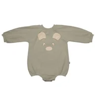 Rampersy - Hi Little One rampers dziecięcy MIŚ OverSize BOHO Sage roz L Pom Pom - miniaturka - grafika 1