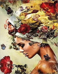 HAFT DIAMENTOWY DIAMOND PAINTING MOZAIKA OBRAZ 5D WYKLEJANKA 50X40CM KWIATY - Zabawki kreatywne HAFT DIAMENTOWY DIAMOND PAINTING MOZAIKA OBRAZ 5D WYKLEJANKA 50X40CM KWIATY - Zabawki kreatywne - miniaturka - grafika 1