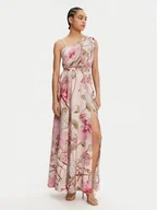 Sukienki - Rinascimento Sukienka wieczorowa CFC0019854002 Beżowy Regular Fit - miniaturka - grafika 1