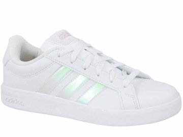 Adidas Grand Court 3.0 J JQ1978 Buty Damskie Trampki Tenisówki Białe