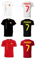 Koszulki sportowe męskie - EURO 2024 Koszulka HISZPANIA ALVARO MORATA 7 - miniaturka - grafika 1