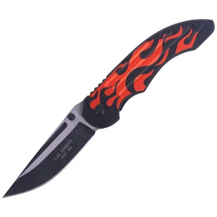 Nóż składany Herbertz Solingen Hit Black / Orange Aluminium, Stonewashed (576912) - Noże - miniaturka - grafika 1