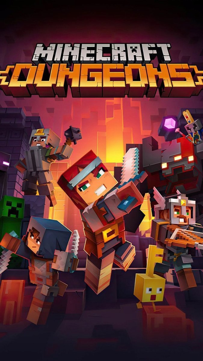 PUZZLE Minecraft Dungeons A3 252 el z Nadrukiem + IMIĘ Pudełko