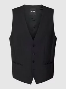 Kamizelka z lamowanymi kieszeniami model ‘Huge Vest’ - Kamizelki męskie - miniaturka - grafika 1