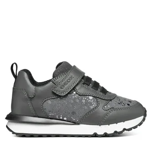 Sneakersy Geox J Fastics J46GZB 0BCBL C9002 M Szary - Buty dla dziewczynek - miniaturka - grafika 1