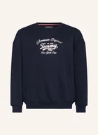 Bluzy dla dziewczynek - Tommy Hilfiger Bluza Nierozpinana blau - TOMMY HILFIGER - miniaturka - grafika 1