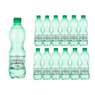 Woda gazowana Kuracjusz Beskidzki 500ml 12 butelek - Woda - miniaturka - grafika 1