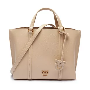 Pinko Skórzana shopperka CARRIE - Torebki damskie - miniaturka - grafika 1