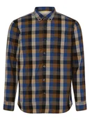 Koszule męskie - Camel Active - Koszula męska, niebieski|zielony - miniaturka - grafika 1