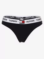 Majtki damskie - Tommy Hilfiger - Stringi damskie, niebieski - miniaturka - grafika 1