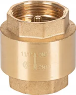 Zawory i kraniki - Zawór zwrotny STOP z zamknięciem metalowym GW/GW 1 1/4GW x 1 1/2GW - miniaturka - grafika 1