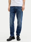 Spodnie męskie - Jack & Jones Jeansy Mike 12289829 Niebieski Tapered Fit - miniaturka - grafika 1