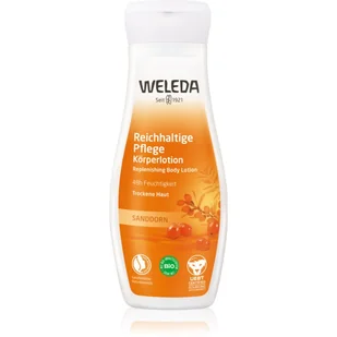 Weleda Sanddorn Replenishing mleczko do ciała 200 ml dla kobiet - Balsamy i kremy do ciała - miniaturka - grafika 1