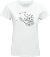 Koszulki i topy damskie - Disney "The Arystocats - Happy Mothers Day Księżna" WODARISTS031 Koszulka damska, biała, rozmiar M, biały, M - miniaturka - grafika 1