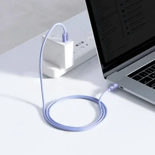 Baseus Crystal Shine Series kabel przewód USB do szybkiego ładowania i transferu danych USB Typ C - USB Typ C 100W 1,2m fioletowy (CAJY000605) - Kable USB - miniaturka - grafika 28