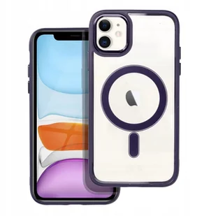 Futerał COLOR EDGE MAG COVER kompatybilny z MagSafe do IPHONE 11 fioletowy - Etui i futerały do telefonów - miniaturka - grafika 1
