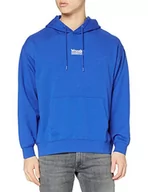 Bluzy męskie - Wrangler Męska bluza z kapturem, Wrangler Blue, XL - miniaturka - grafika 1